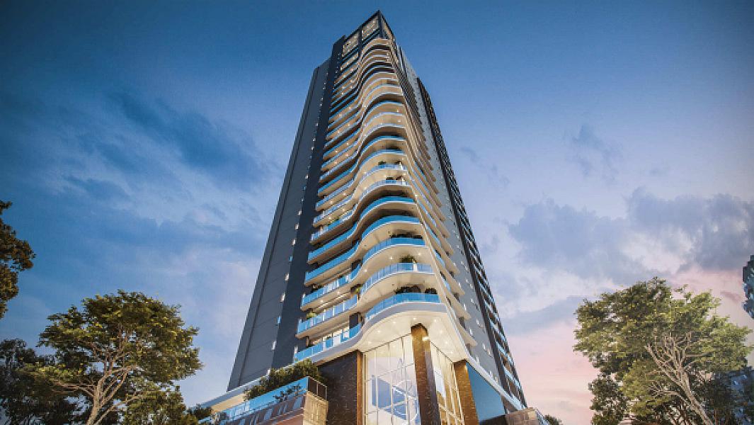 Fachada do The Sun LuxuryStyle no setor-oeste, goiania
