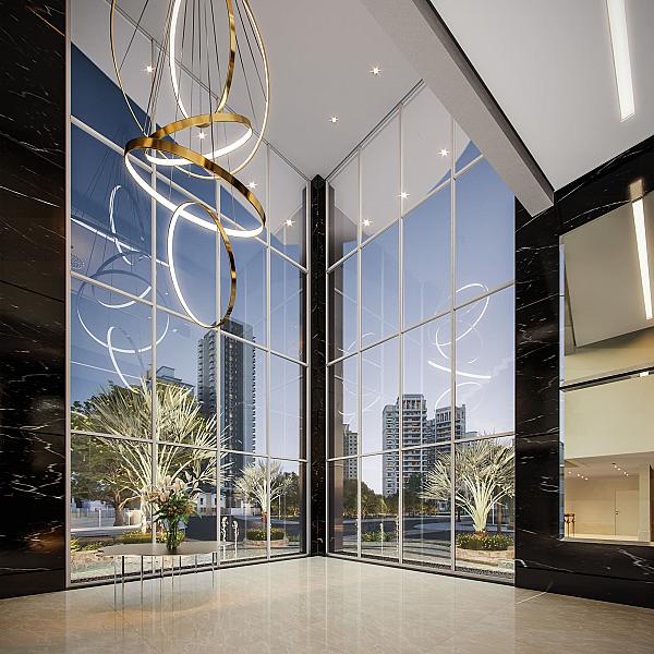Hall do The Sun LuxuryStyle no setor-oeste, goiania