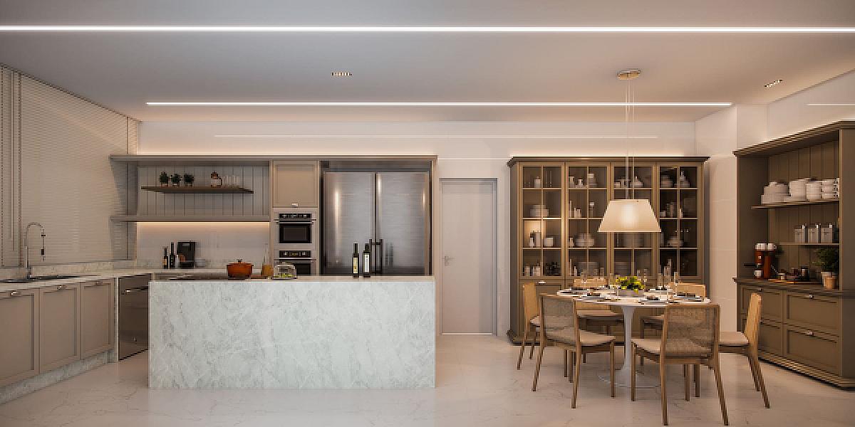 Living do The Sun LuxuryStyle no setor-oeste, goiania