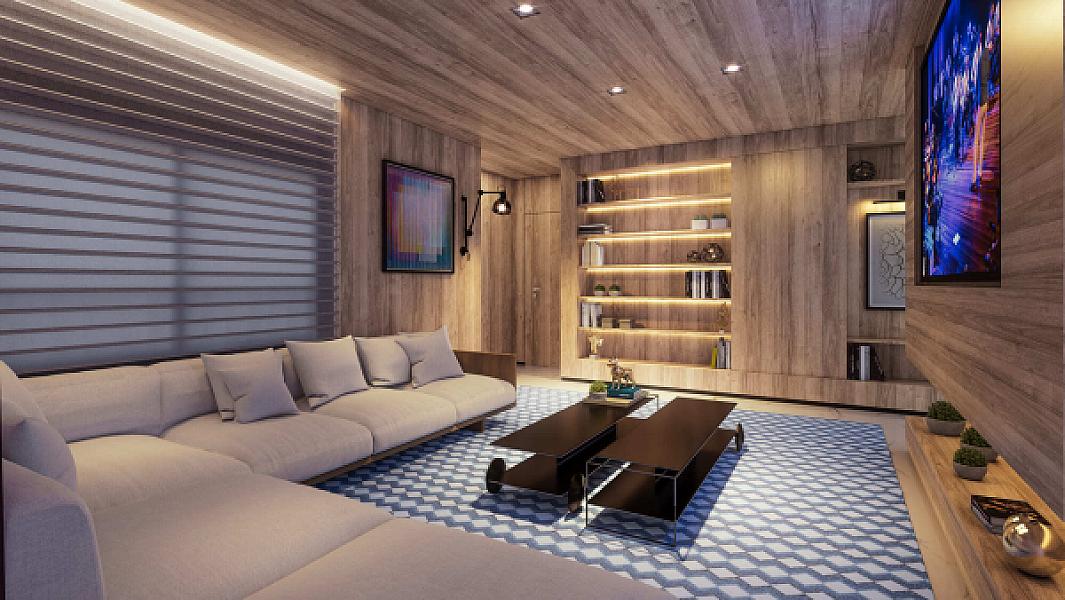 Living do The Sun LuxuryStyle no setor-oeste, goiania
