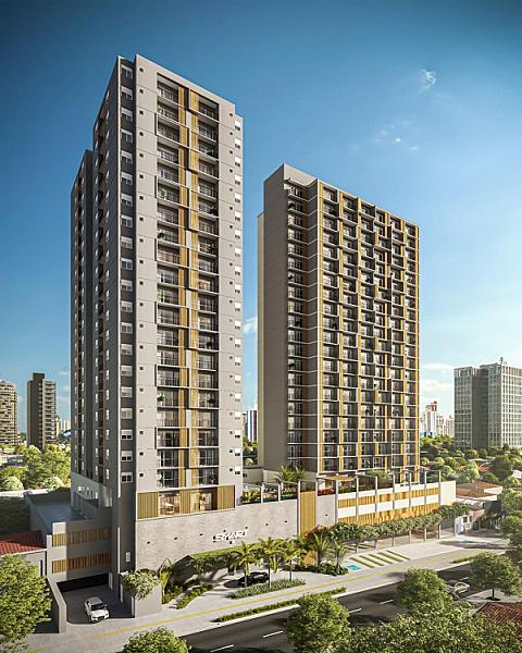 Fachada do Smart 36 no setor-bueno, goiania