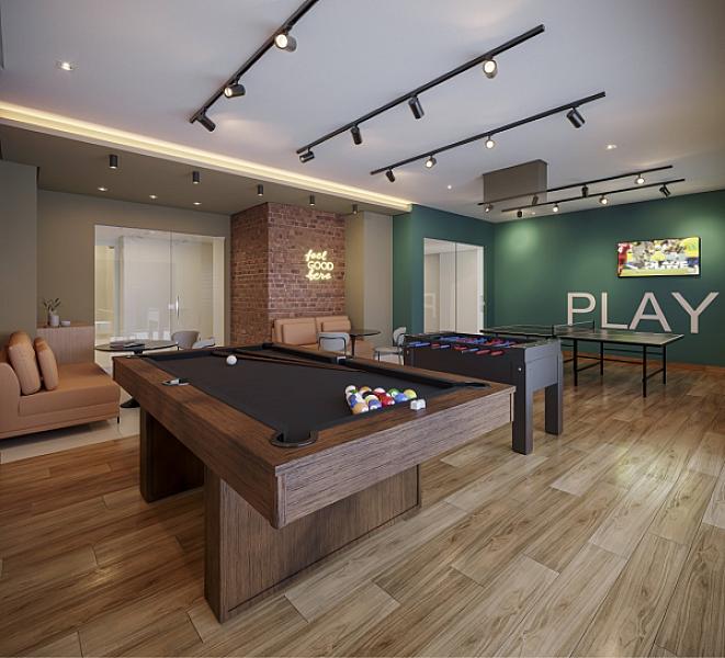 Sala de jogos do Wish Trinta e Sete no setor-bueno, goiania
