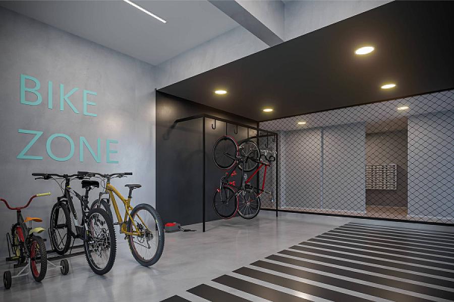 Bicicletario do Wish 211 no jardim-america, goiania
