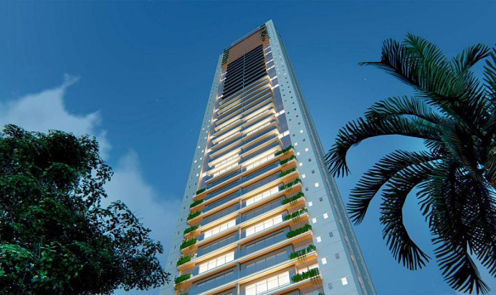 Fachada do Skygarden Flamboyant no Jardim Goiás, goiania