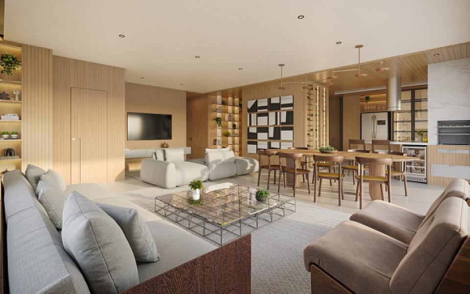 Living do Bossa OM Home no setor-marista, goiania