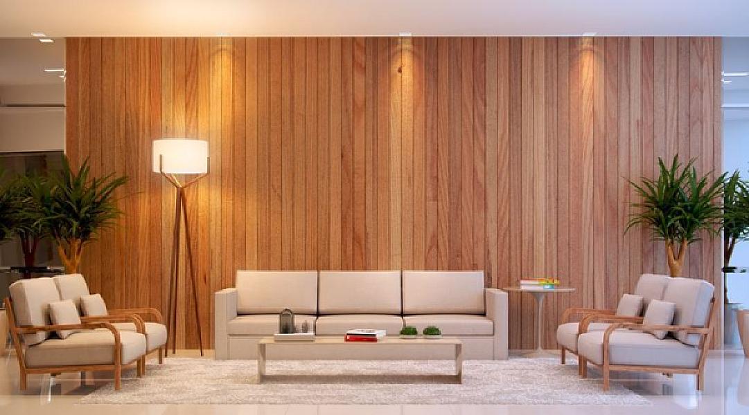 Hall do Residencial Arte Life no setor-leste-universitario, goiania
