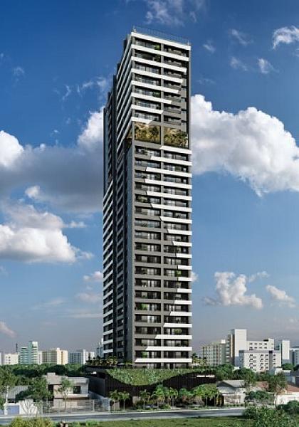 Fachada do Urban Garden Residence no Setor Bueno, goiania