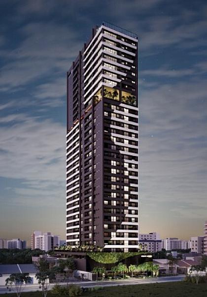 Fachada do Urban Garden Residence no Setor Bueno, goiania