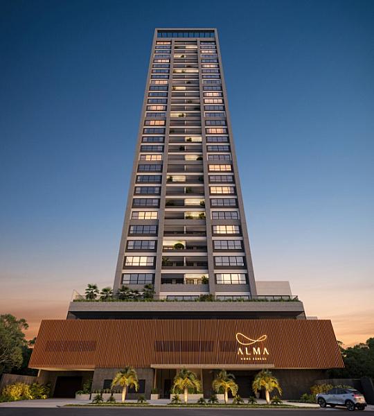Fachada do Alma Home Senses no setor-oeste, goiania
