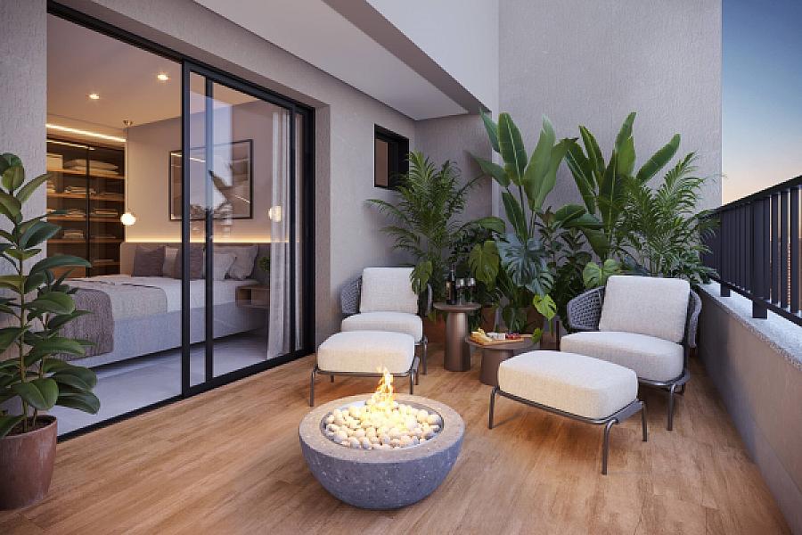Terraco do Alma Home Senses no setor-oeste, goiania