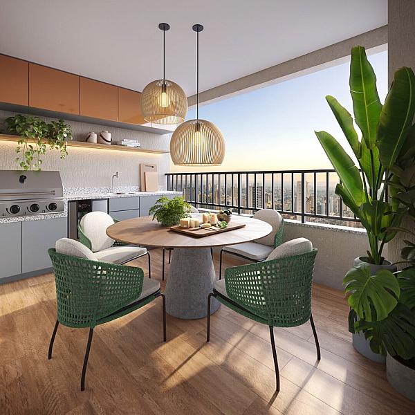Terraco do Alma Home Senses no setor-oeste, goiania