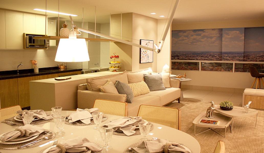 Living do Terra Mundi Eldorado - Fase 6 no residencial-granville, goiania
