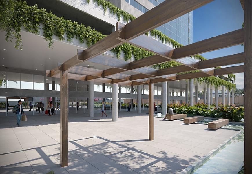 Mall térreo do Euro Towers - Office no Park Lozandes, goiania