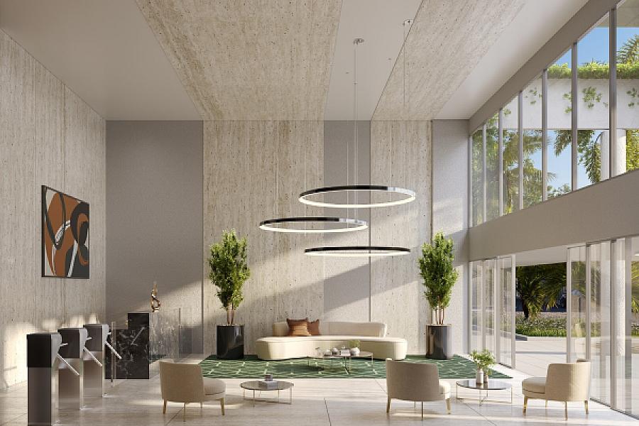 Lobby do Euro Towers - Home no park-lozandes, goiania