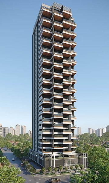 Fachada do Opus Penthouses Marista 146 no setor-marista, goiania