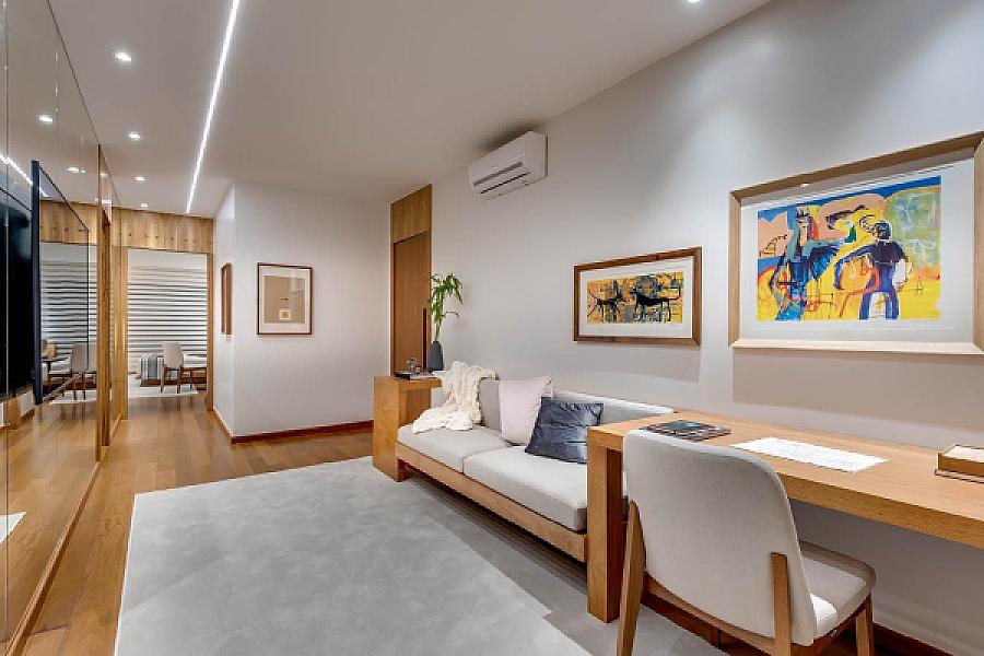 Living do Opus Penthouses Marista 146 no setor-marista, goiania