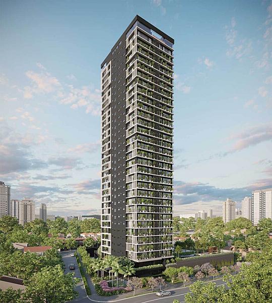 Fachada do Opus Tellure Reserva Ybiti - Torre A no serrinha, goiania