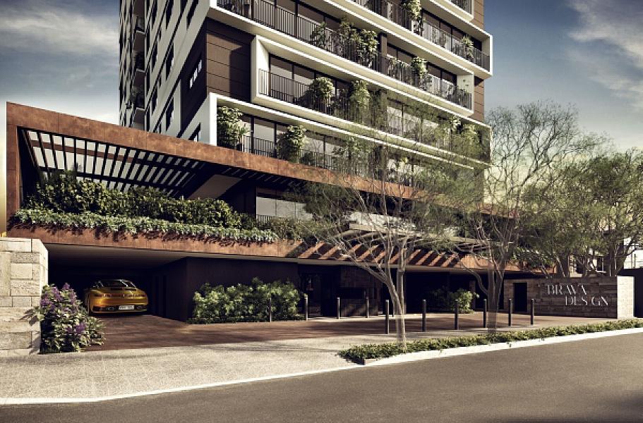 Portaria do Opus Brava Design no Setor Bueno, goiania