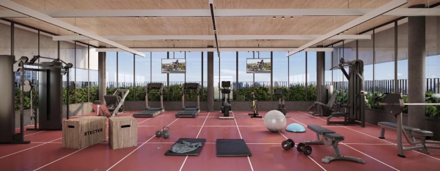 Fitness do Opus Brava Design no setor-bueno, goiania