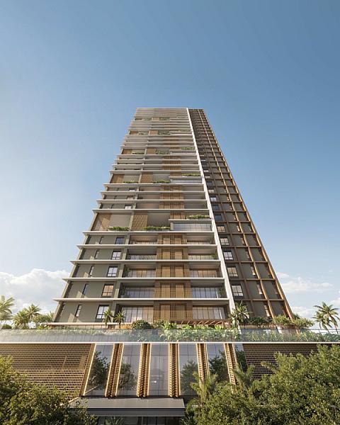 Fachada do Opus Ayra Reserva Ybiti no setor-bueno, goiania