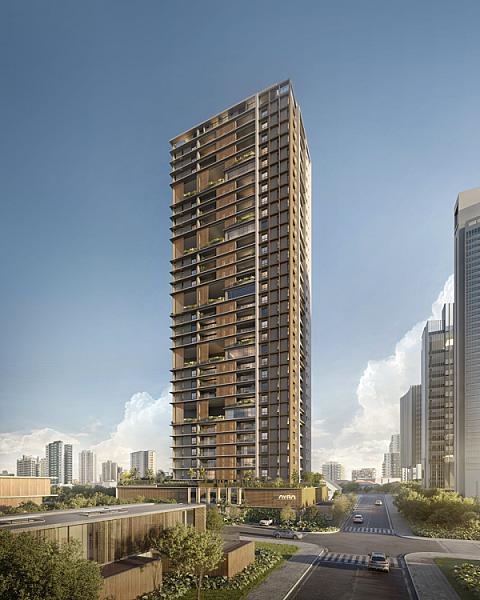 Fachada do Opus Ayra Reserva Ybiti no setor-bueno, goiania