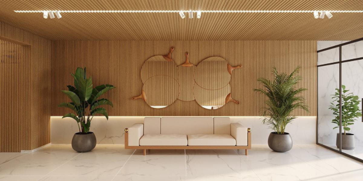 Hall do Opus Geo Home 136 no Setor Marista, goiania