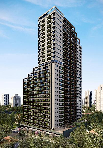 Fachada do Opus Gyro O2 Reserva Ybiti no serrinha, goiania