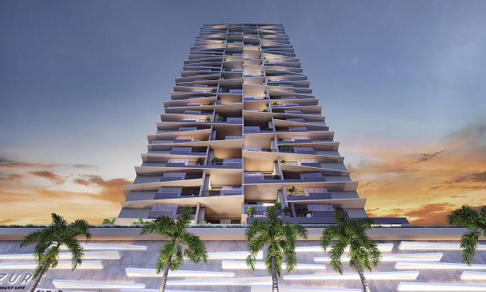 Fachada do Azure Compact Life no setor-marista, goiania