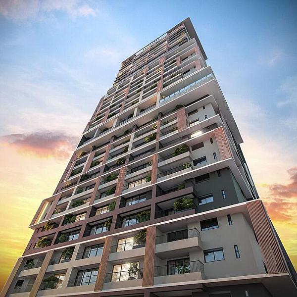 Fachada do Hub Compact Life no Setor Bueno, goiania