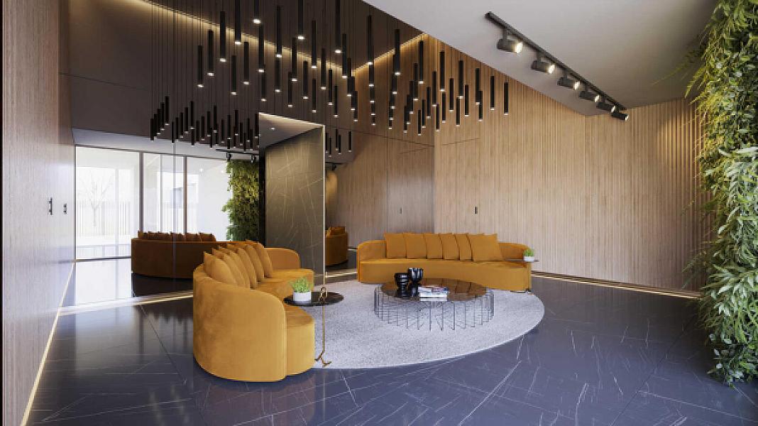 Hall do Hub Compact Life no Setor Bueno, goiania