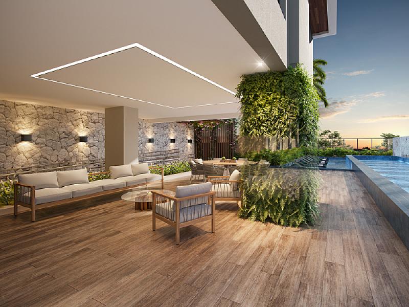 Terraco do Atmos City Design no Setor Marista, goiania