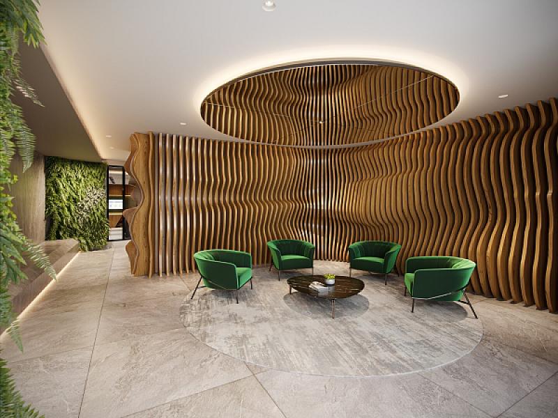 Hall do Haut Compact Life no Setor Bueno, goiania