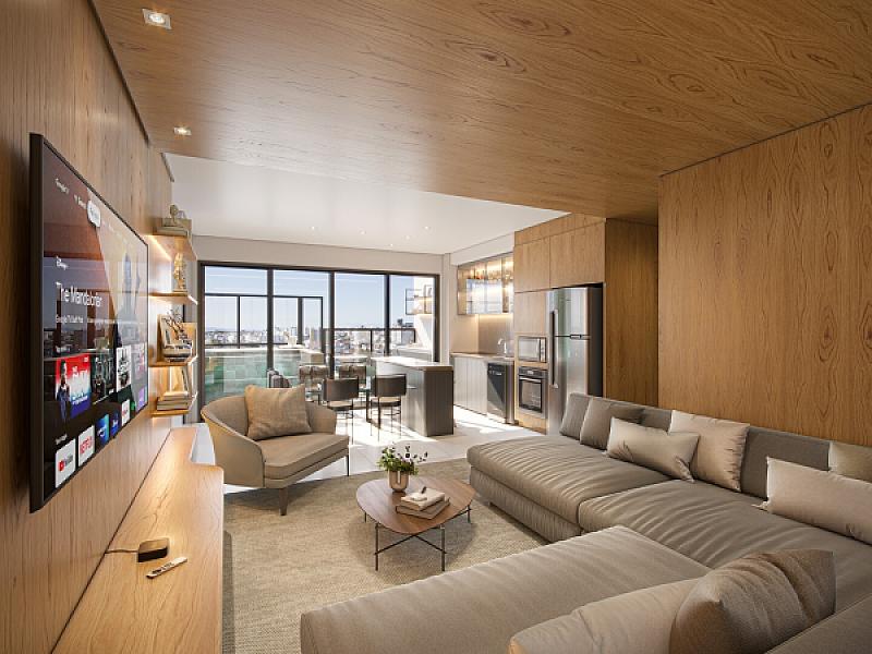 Living do Haut Compact Life no Setor Bueno, goiania
