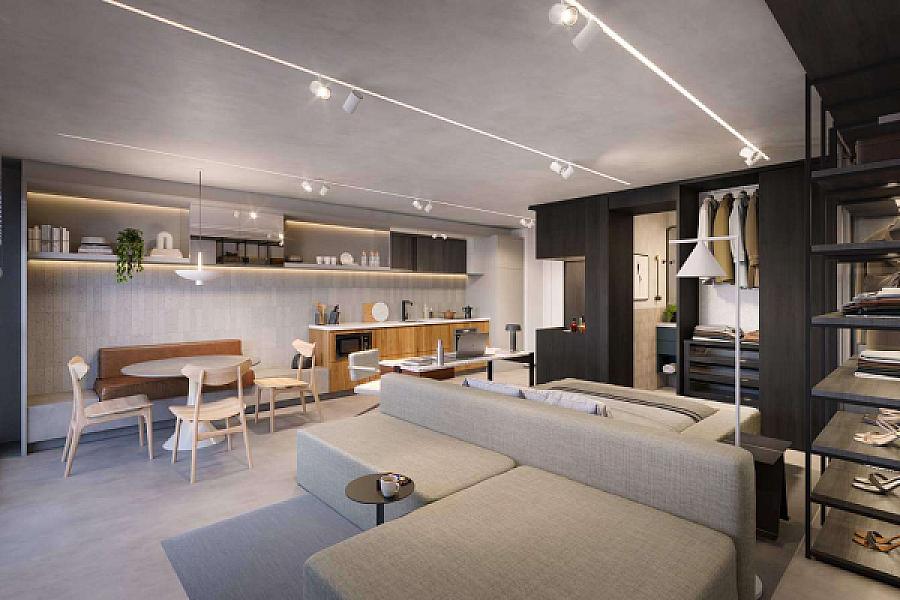 Living do City Way no setor-bueno, goiania