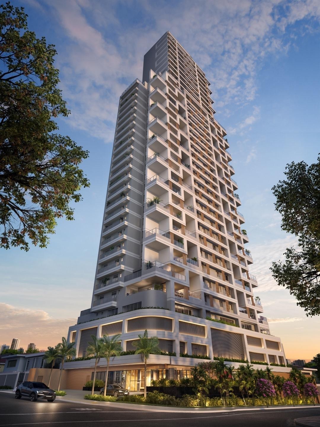 Fachada do City House no Setor Marista, goiania