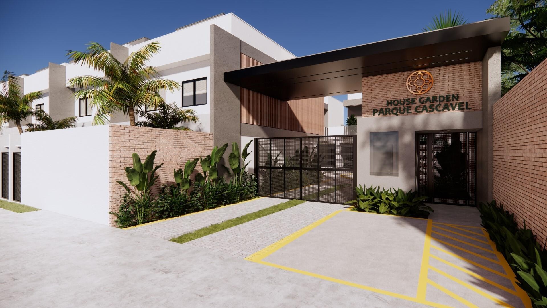 Portaria do House Garden Parque Cascavel no Jardim Atlântico, goiania