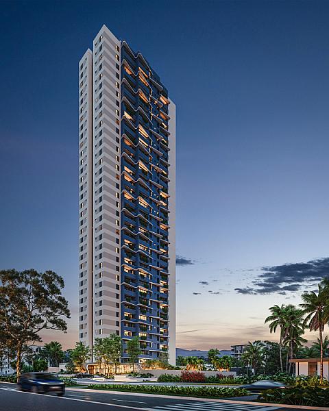 Fachada do Oceane Residence 360 - Breve Lançamento no jardim-atlantico, goiania