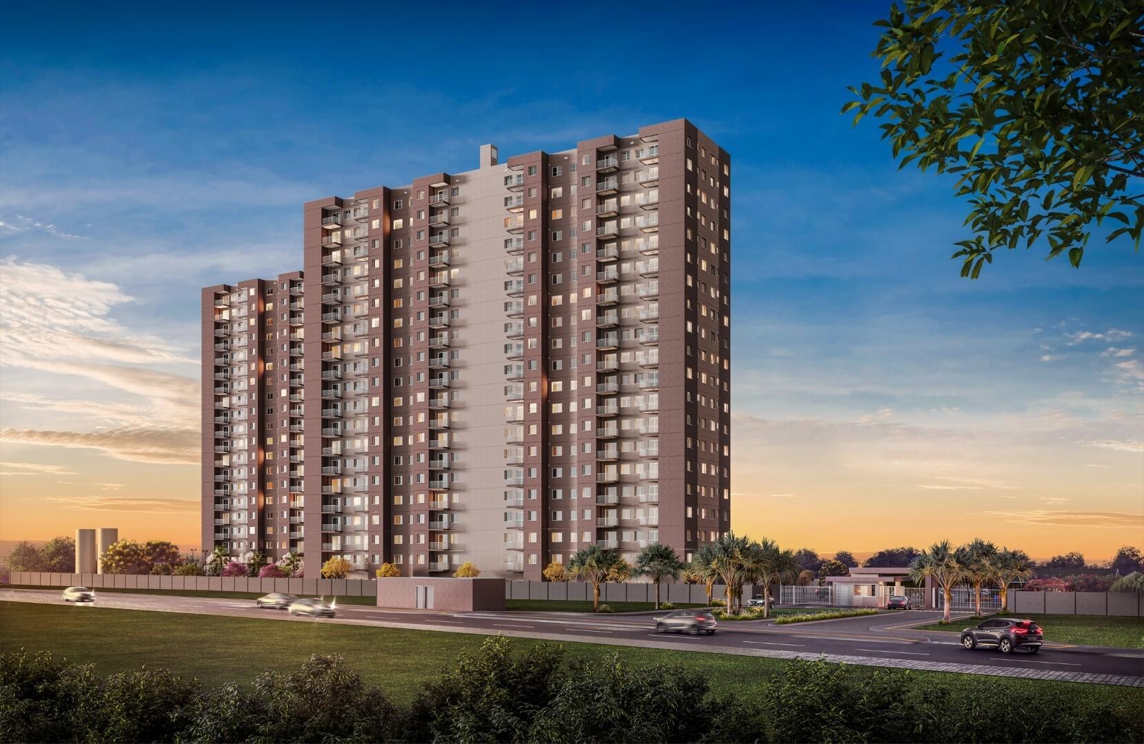 Fachada do RNI Porto Ravena - Fase 1 no Residencial Porto Seguro, goiania