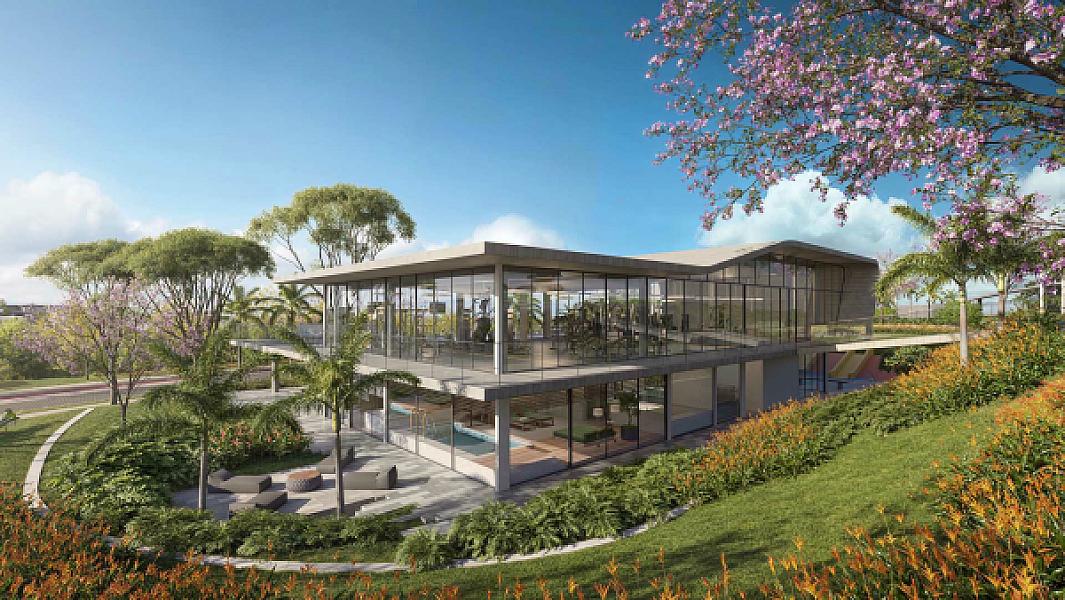 Fachada do Opus Altana - Fase 1 no Fazenda Vau das Pombas, goiania