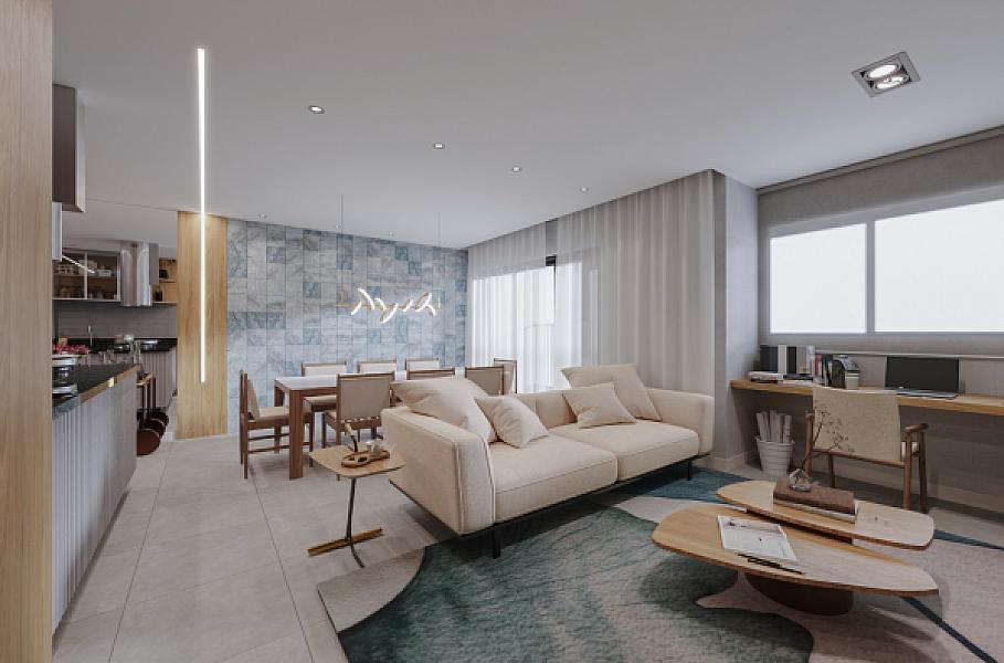Living do Vibe Marista no setor-marista, goiania
