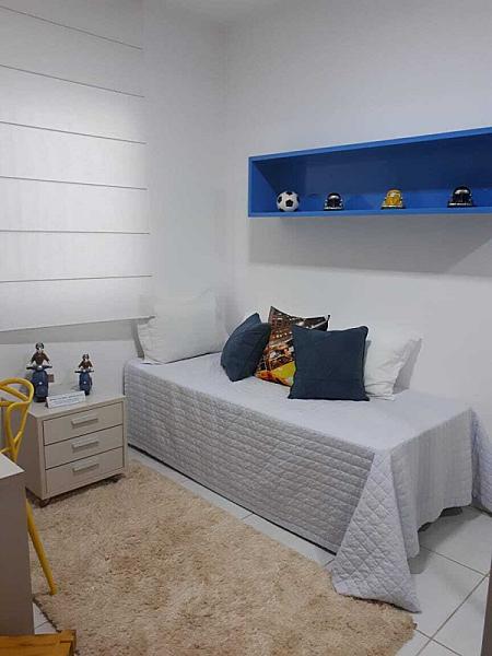 Dormitorio do Condomínio Parque Aroeira no Jardim Guanabara II, goiania