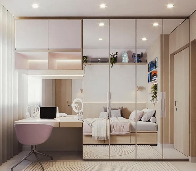 Dormitorio do Jardim Areião no setor-pedro-ludovico, goiania