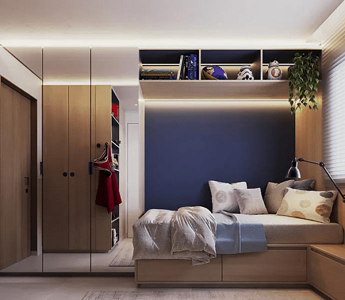 Dormitorio do Jardim Areião no setor-pedro-ludovico, goiania