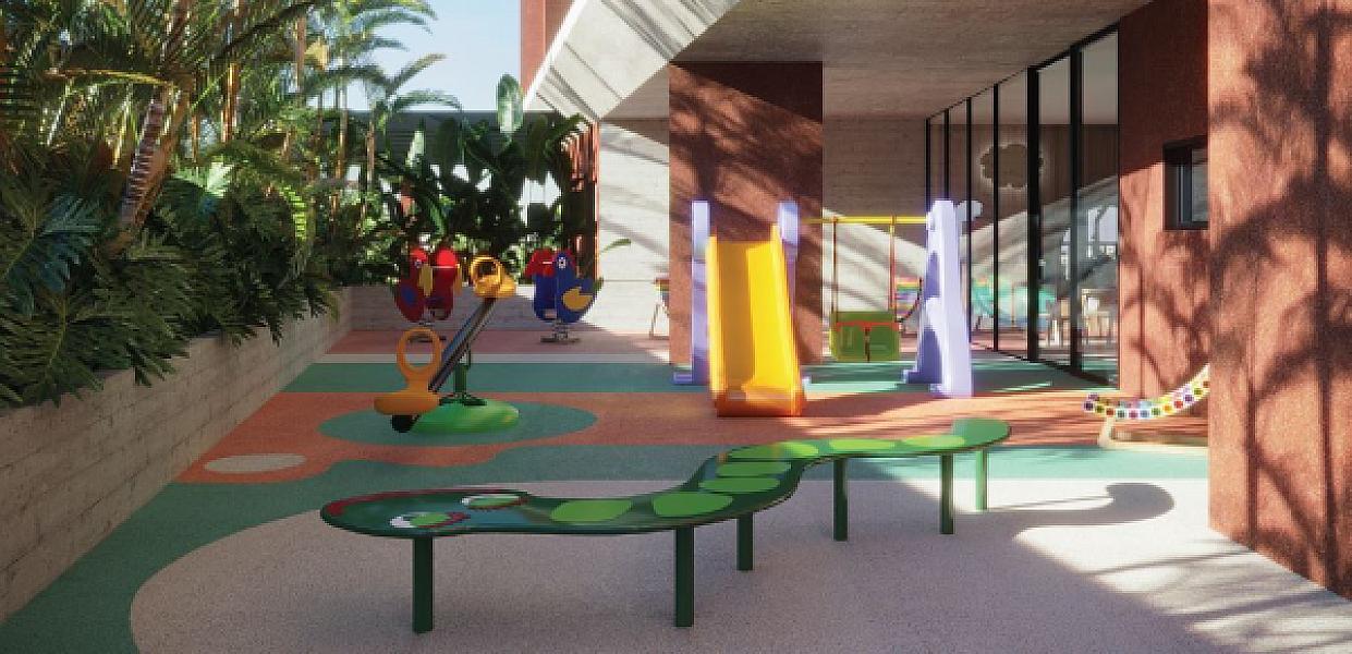 Playground do Lina Praça do Sol no setor-oeste, goiania