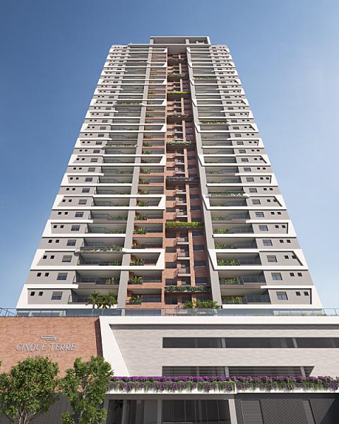 Fachada do Cinque Terre Residenze - Residencial no setor-bueno, goiania