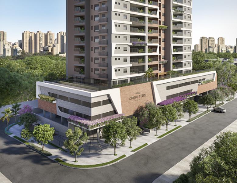 Portaria do Cinque Terre Residenze - Residencial no Setor Bueno, goiania