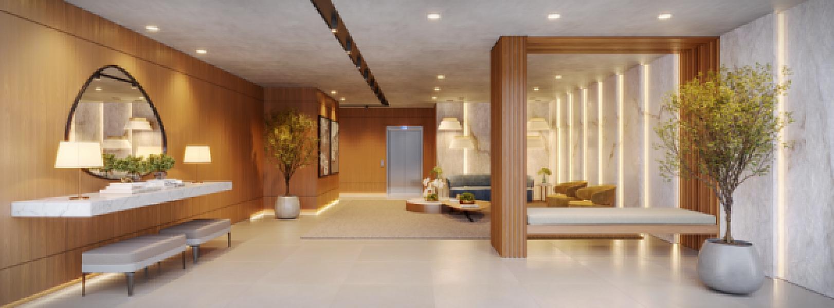 Hall do Cinque Terre Residenze - Residencial no Setor Bueno, goiania