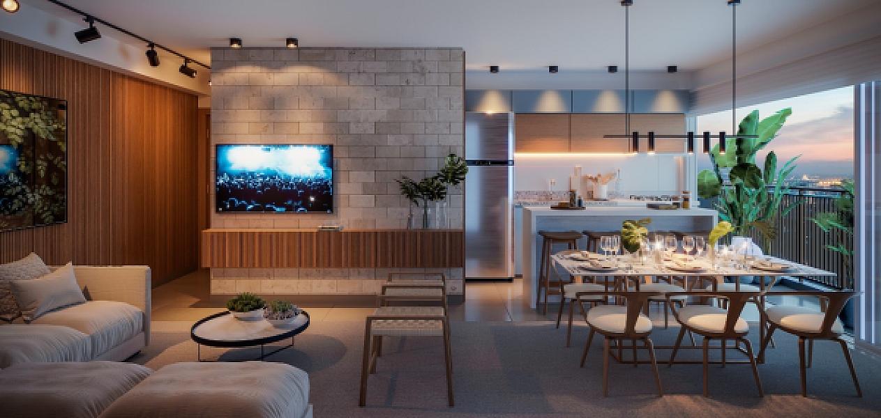 Living do Natto Bueno Design no setor-bueno, goiania