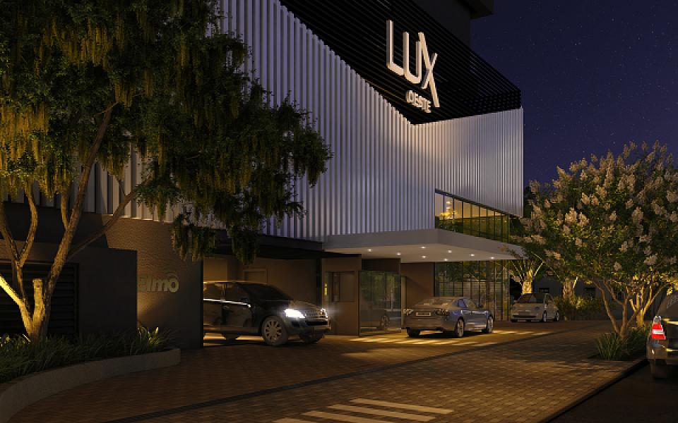 Fachada do Lux Oeste - Lojas no Setor Oeste, goiania