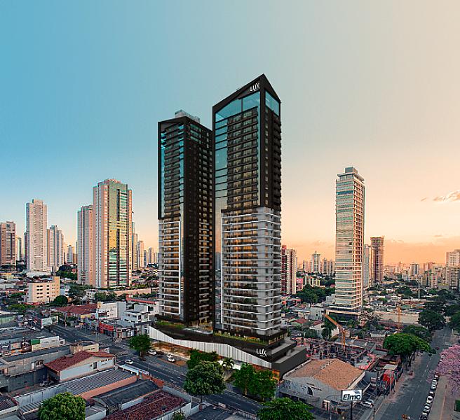 Fachada do Lux Oeste - Residencial no setor-oeste, goiania